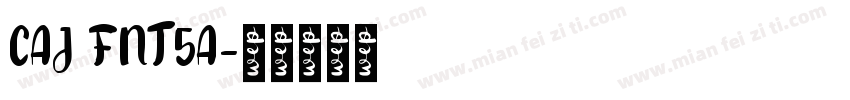 CAJ FNT5A字体转换